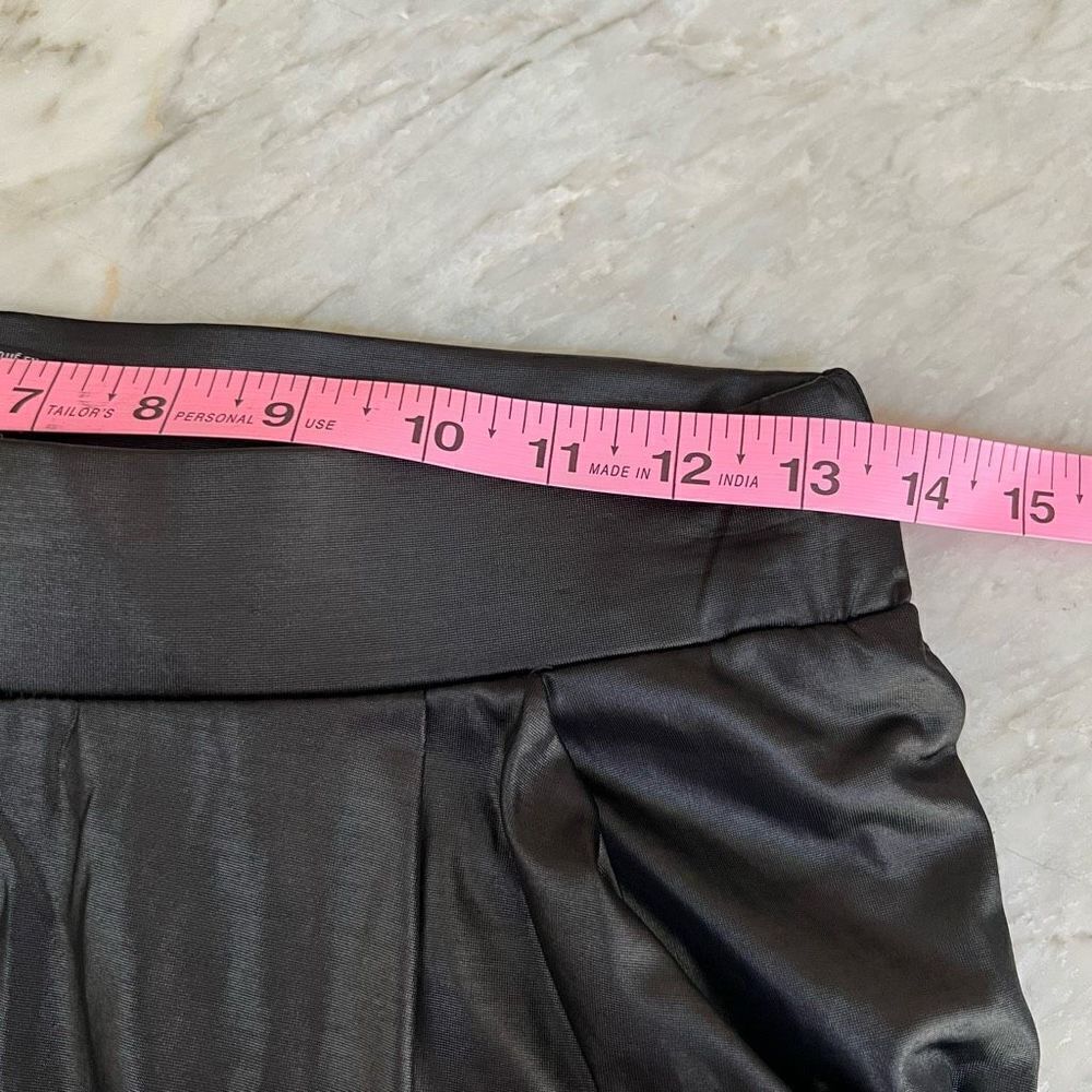 Rachel Zoe black coated moto skinny pants with mesh detail size 8 - Picture 5 of 7